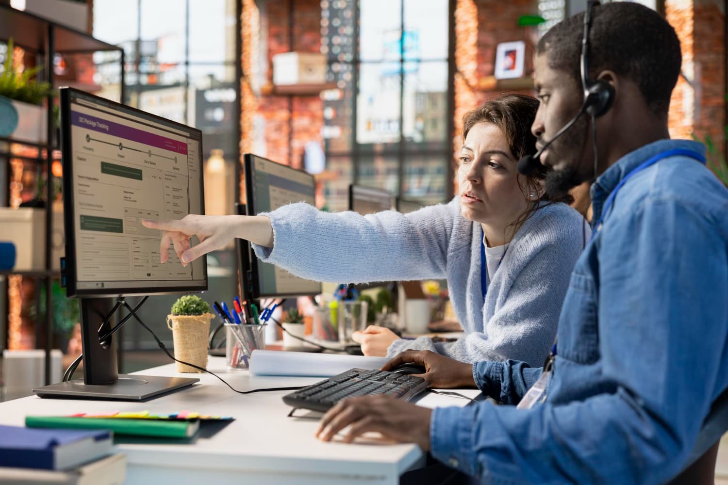 Service client et logistique